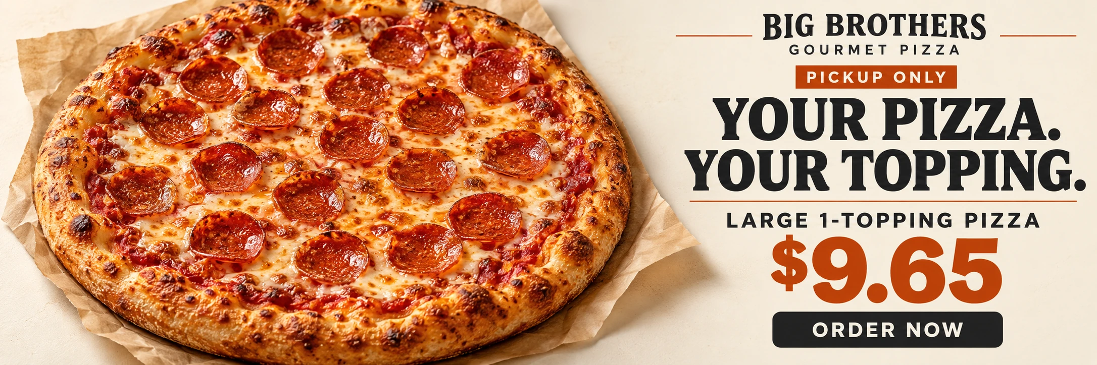 1 Toping Pizza
