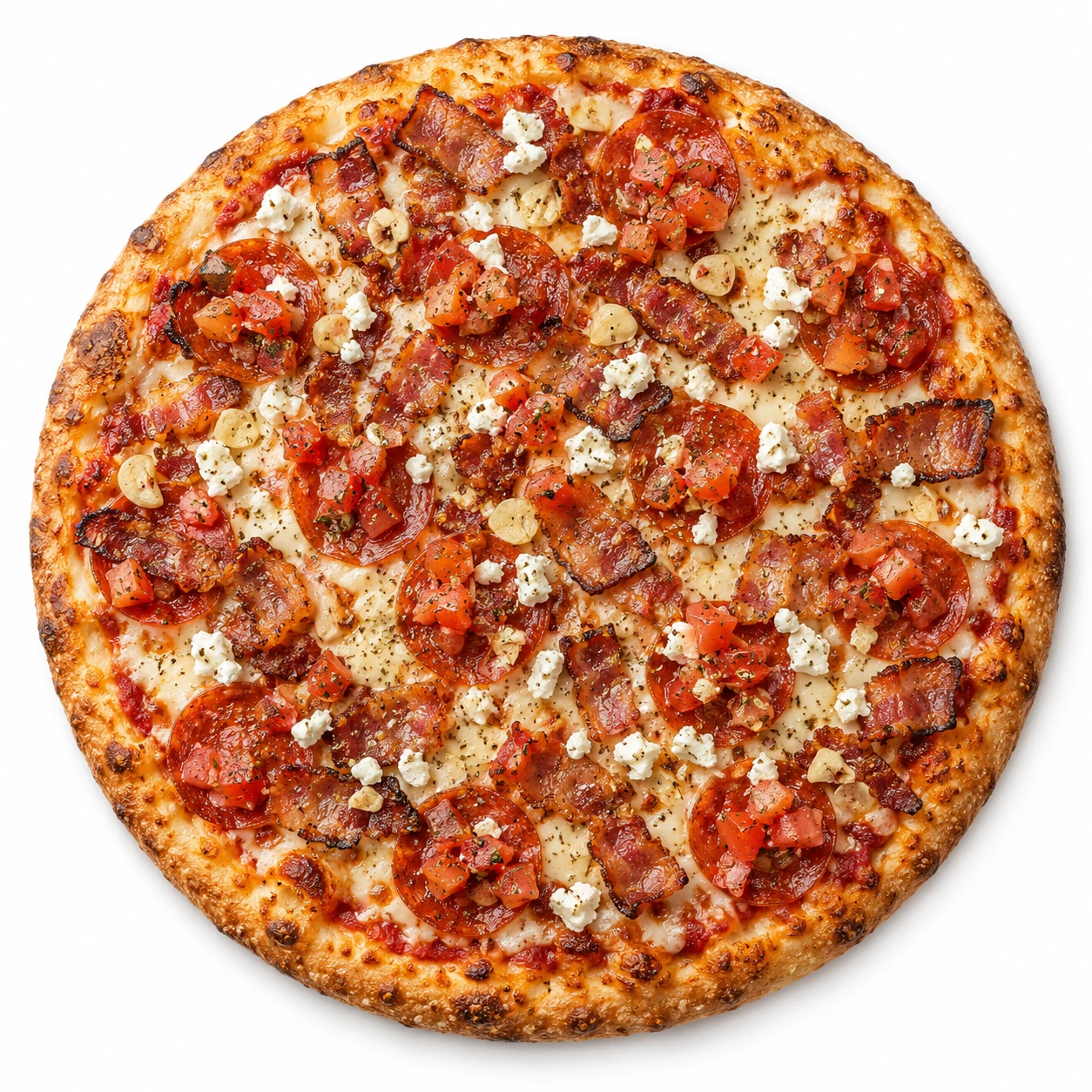 Bruschetta Meat Pizza