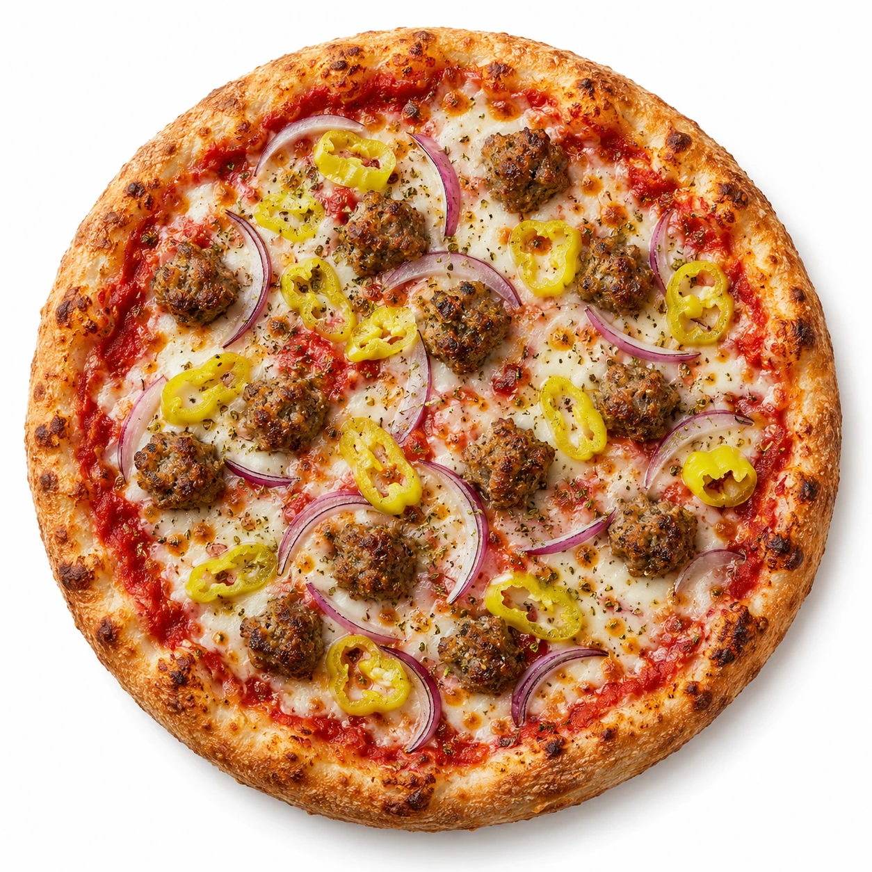 Italian Meatball Pizza