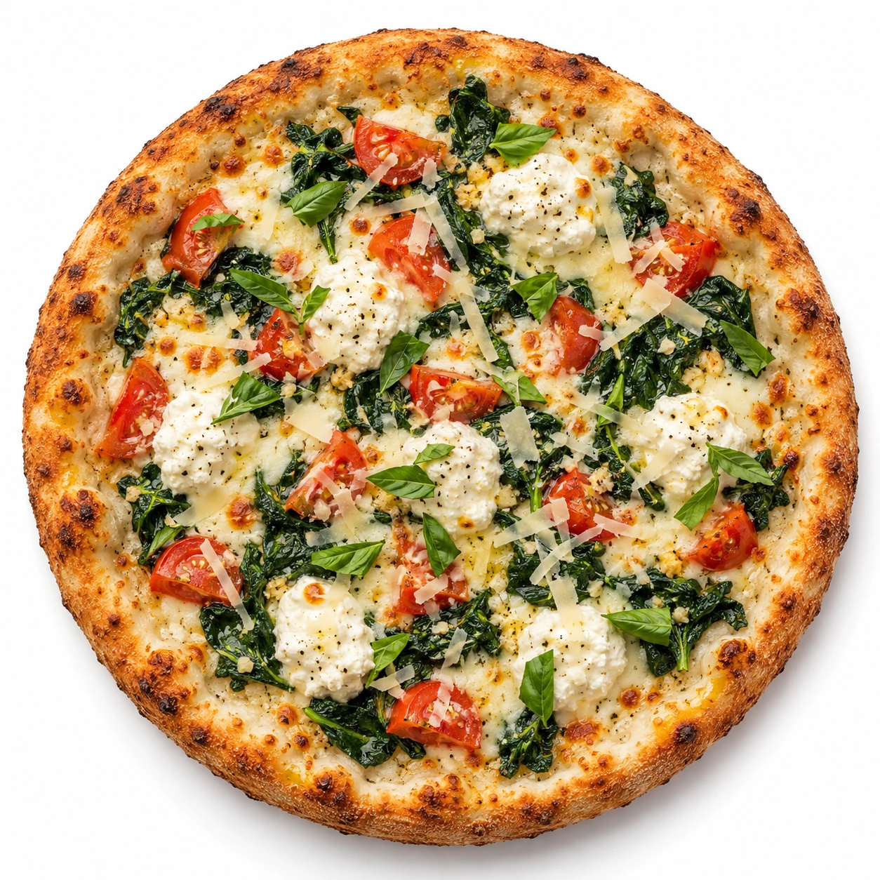 Ricotta e Spinaci Pizza