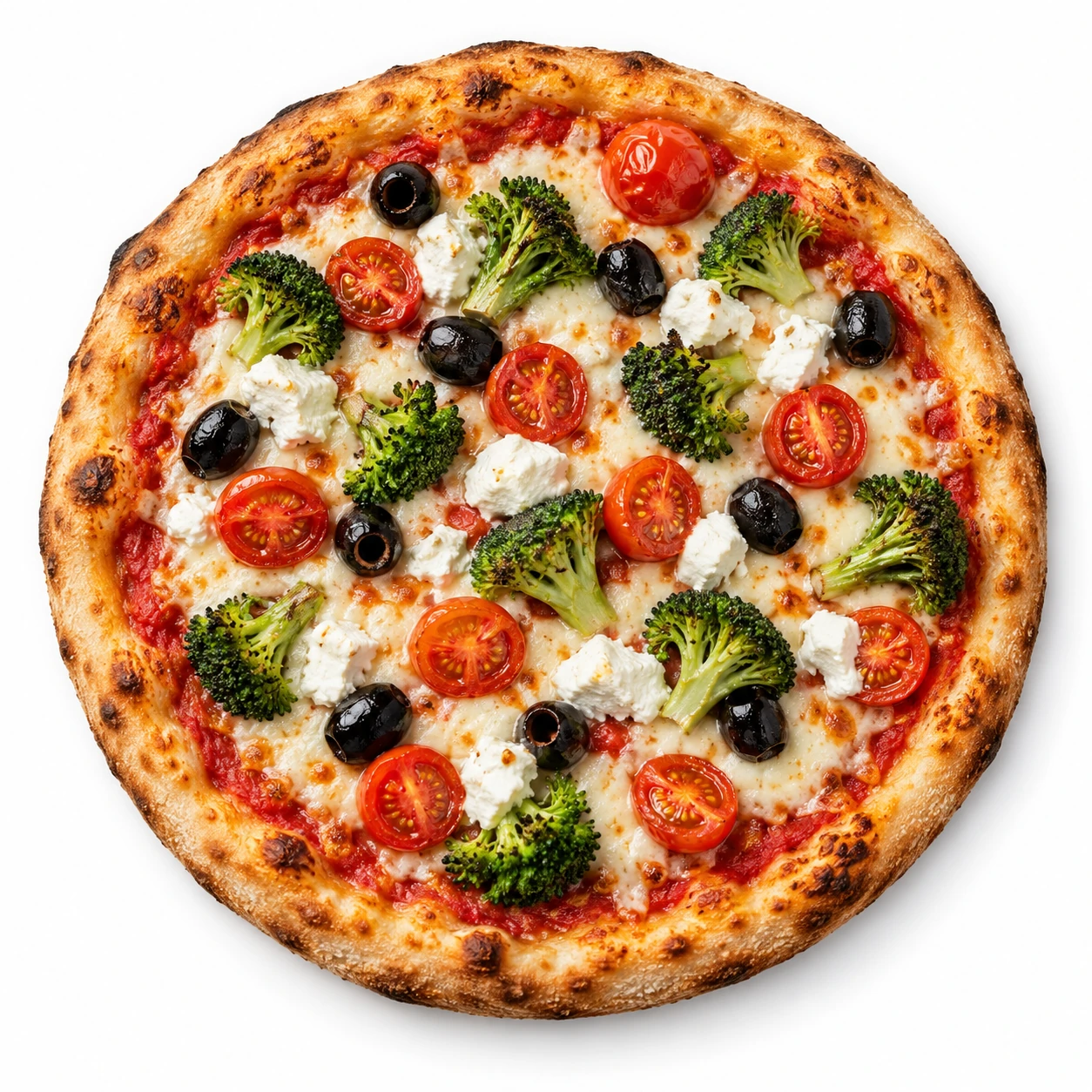 Sunny Red Vegetable Pizza